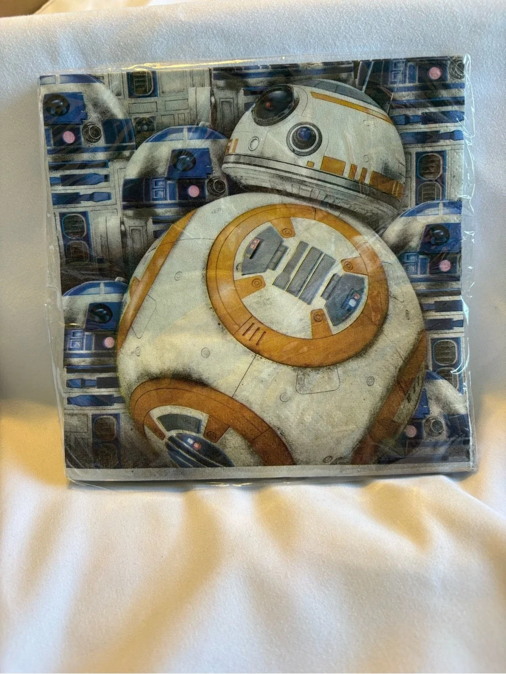 2019 Star Wars Party Supplies Tableware Set - Black, Blue, And Gold New Sealed